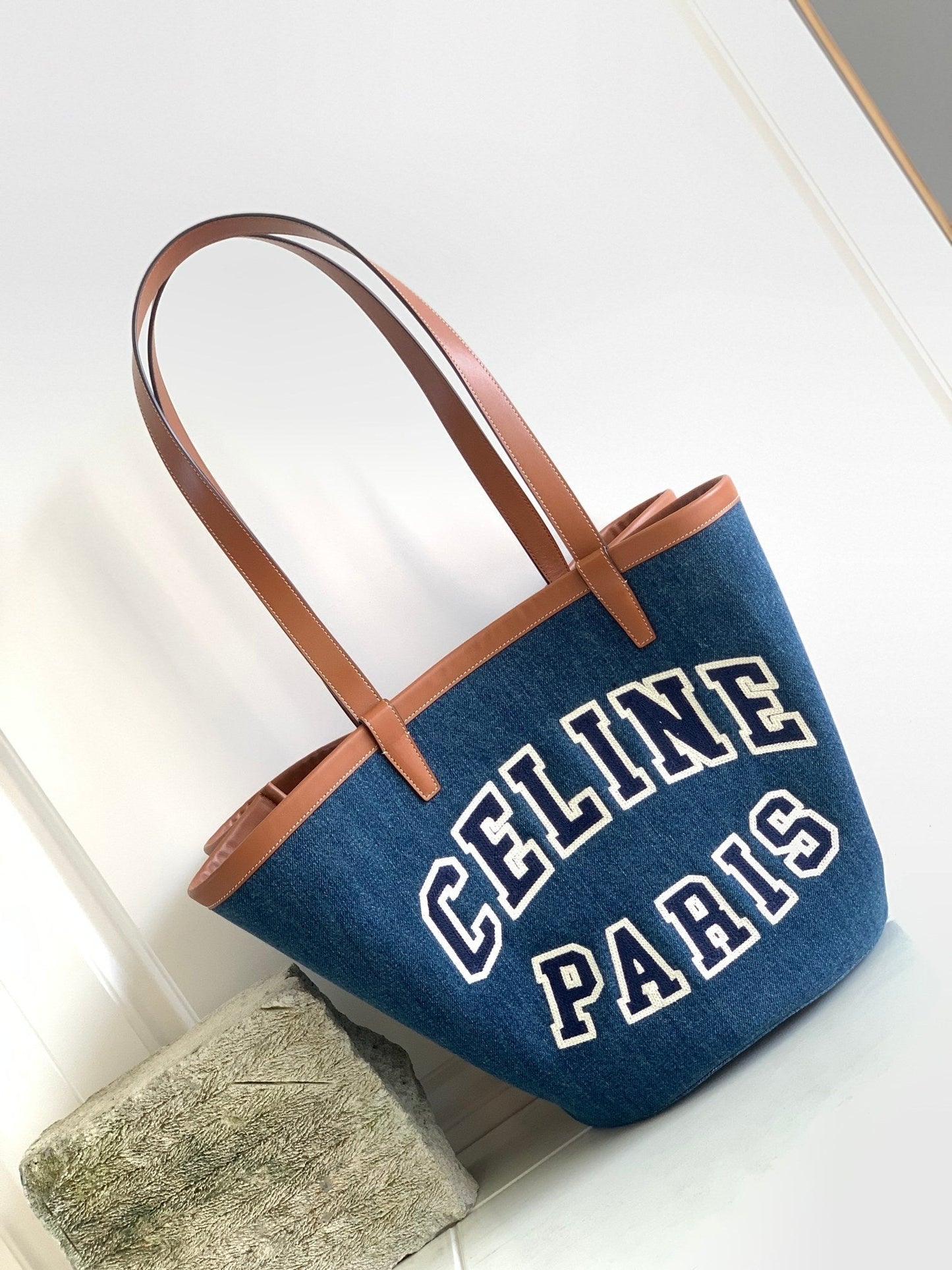 Top Quality Couffin In With Top Quality Denim Tan Travel Bag