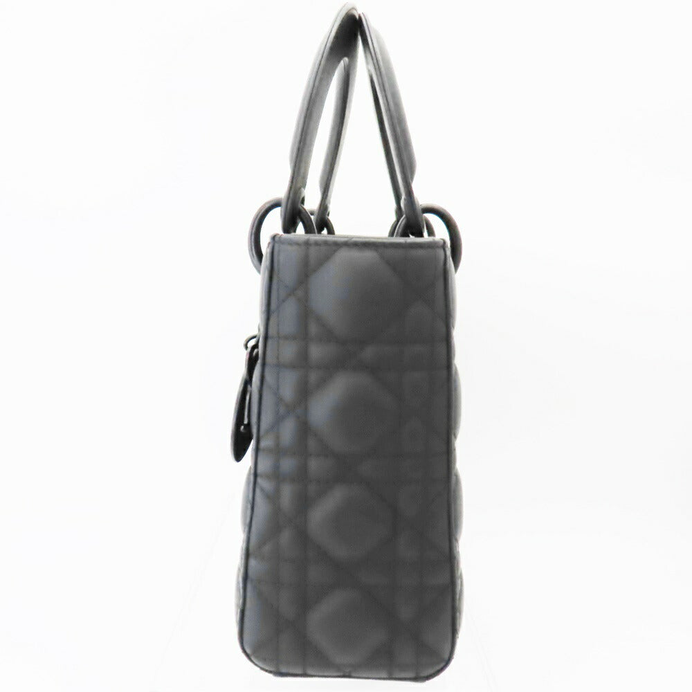 Dior Christian My Lady Cannage 2Way Bag Lambskin Travel Bag