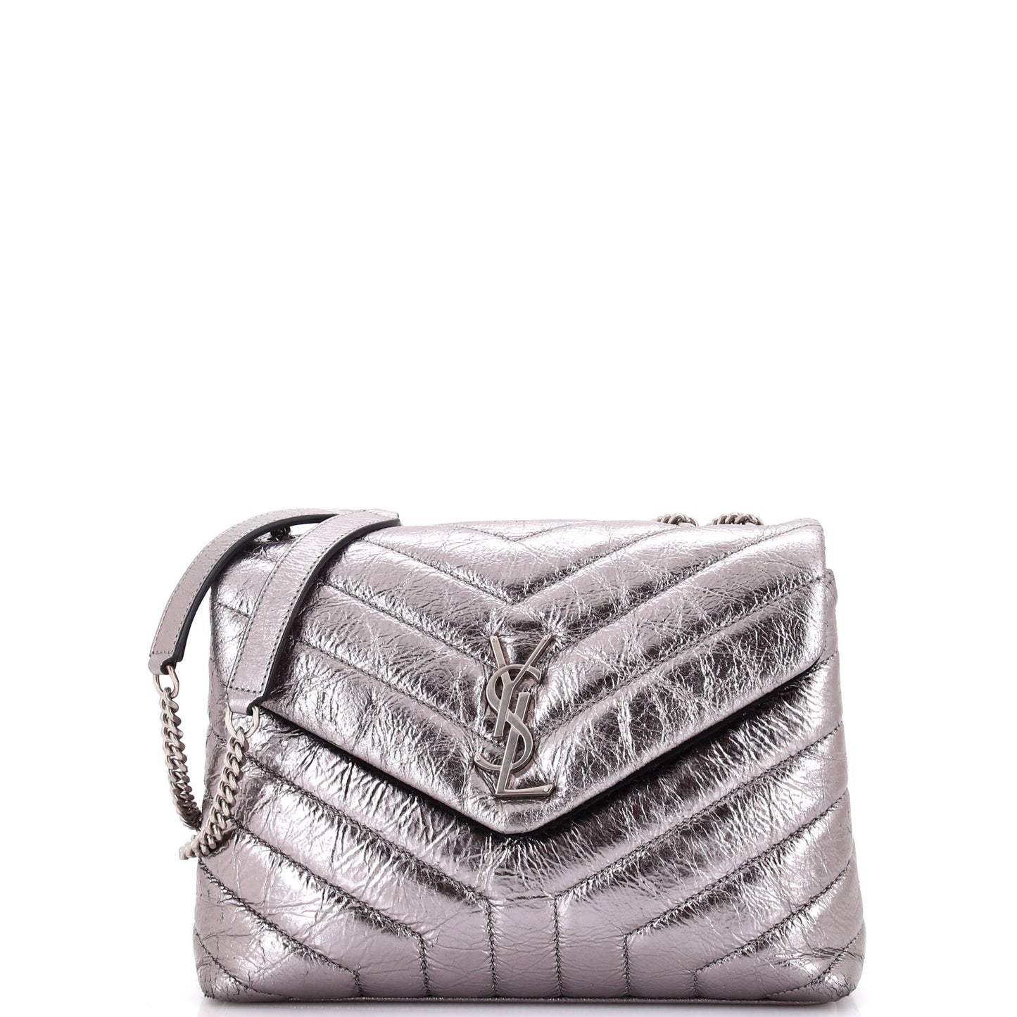 YSL Saint Laurent Luxury Trending Loulou Shoulder Bag Chevron Leather Matelasse Small Leather Small 3