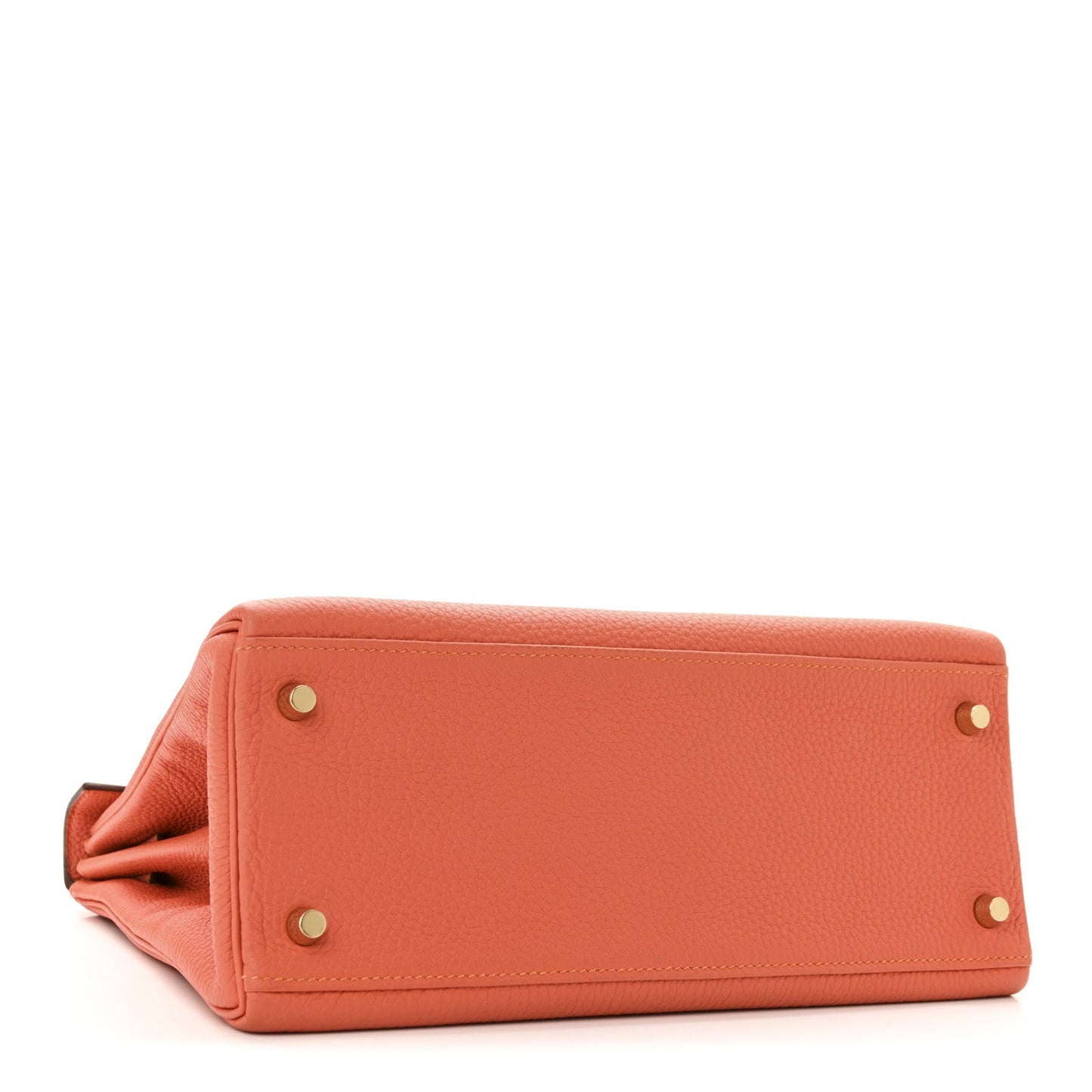 Hermes Togo Kelly Retourne Feu Handbag Travel Bag