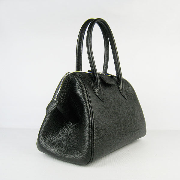 Hermes Luxury Paris Bombay Victoria Handbag Black Travel Bag