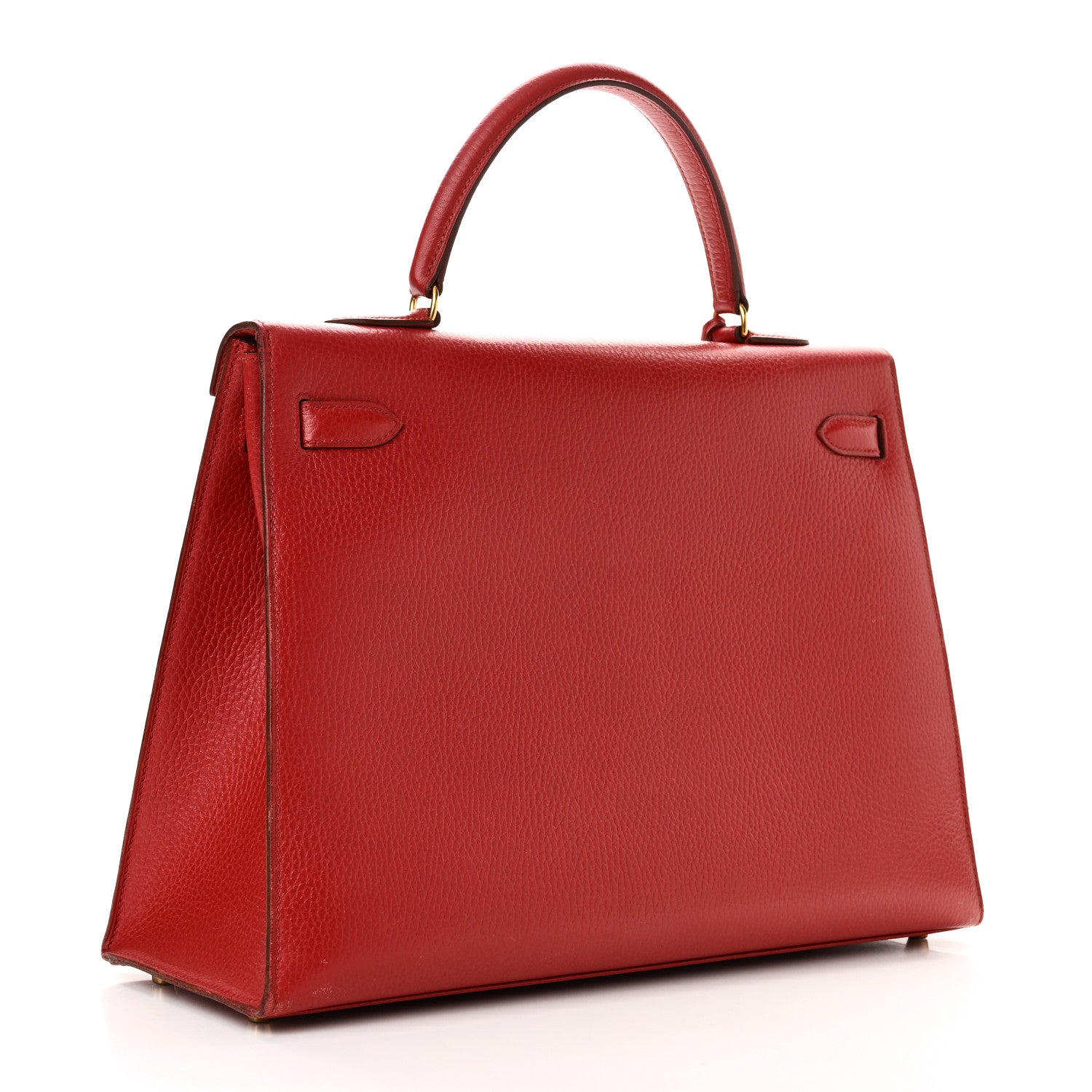 Hermes Ardennes Kelly Sellier Rouge Vif Handbag Travel Bag