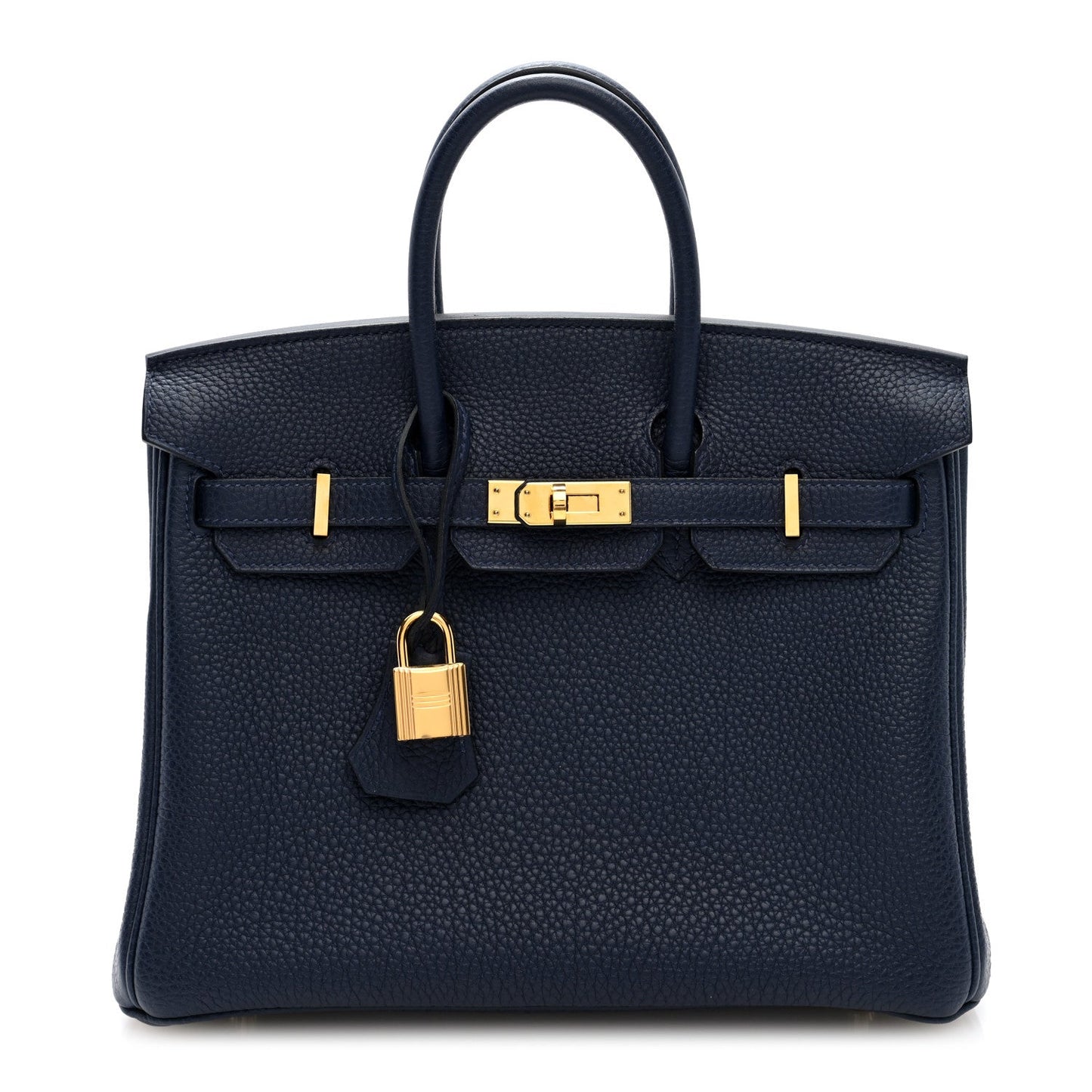 Hermes Togo Birkin Bleu Nuit Handbag Travel Bag