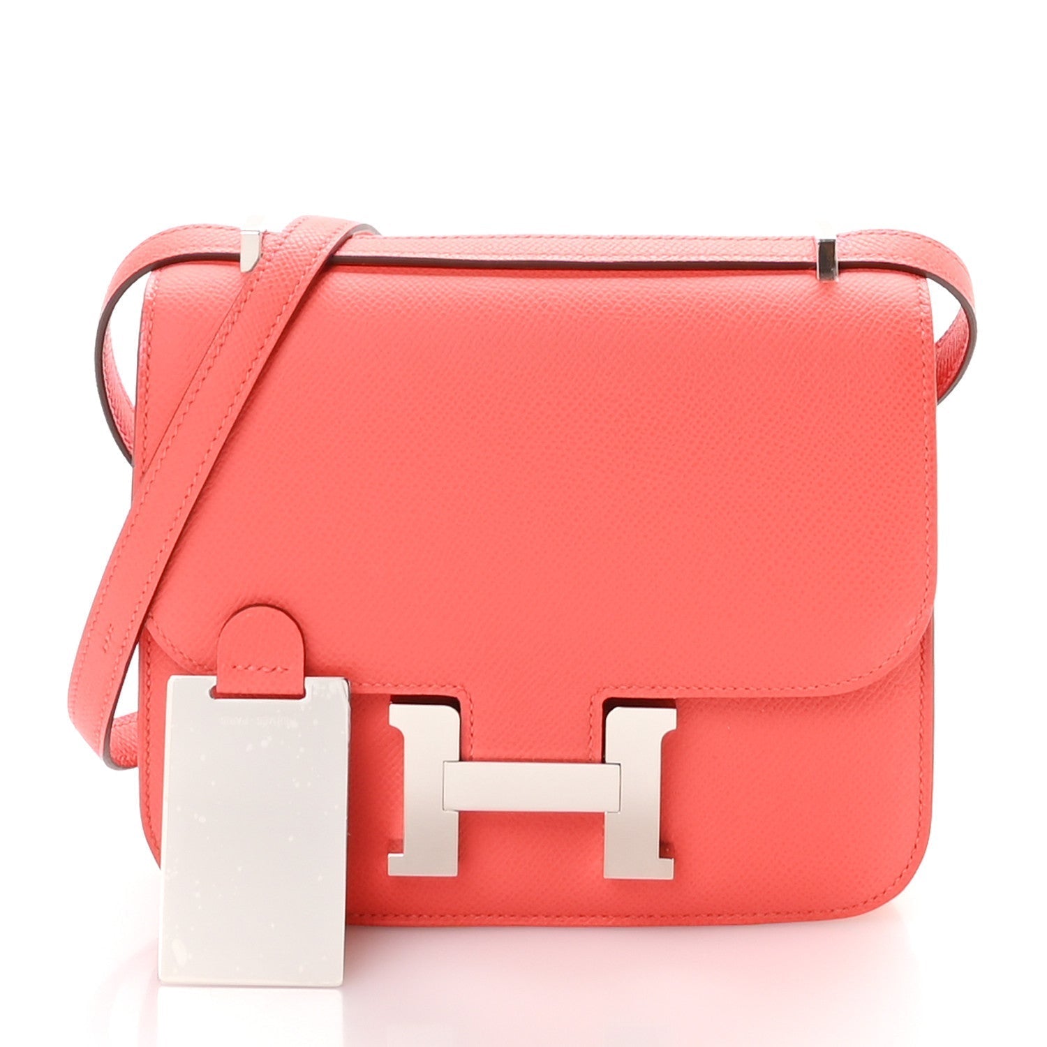 Hermes Epsom Constance Field Handbag Orange Travel Bag