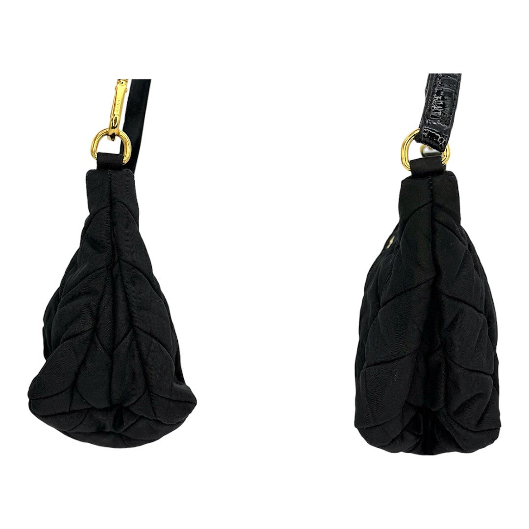 Prada Tessuto Chevron Bag Nylon Quilted Mini Shoulder Bag