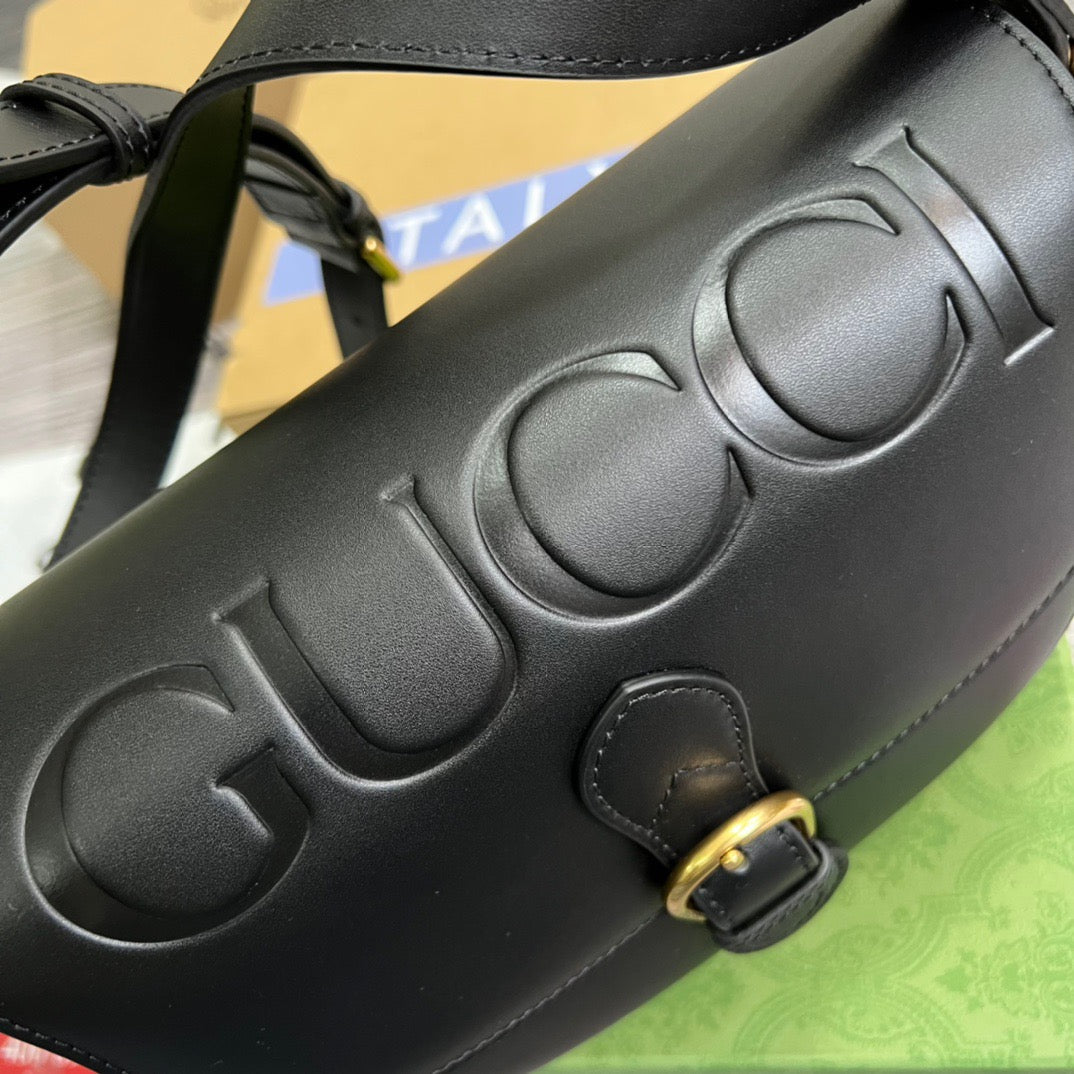 gg Aria , ’s 10in Black Shoulder Bag