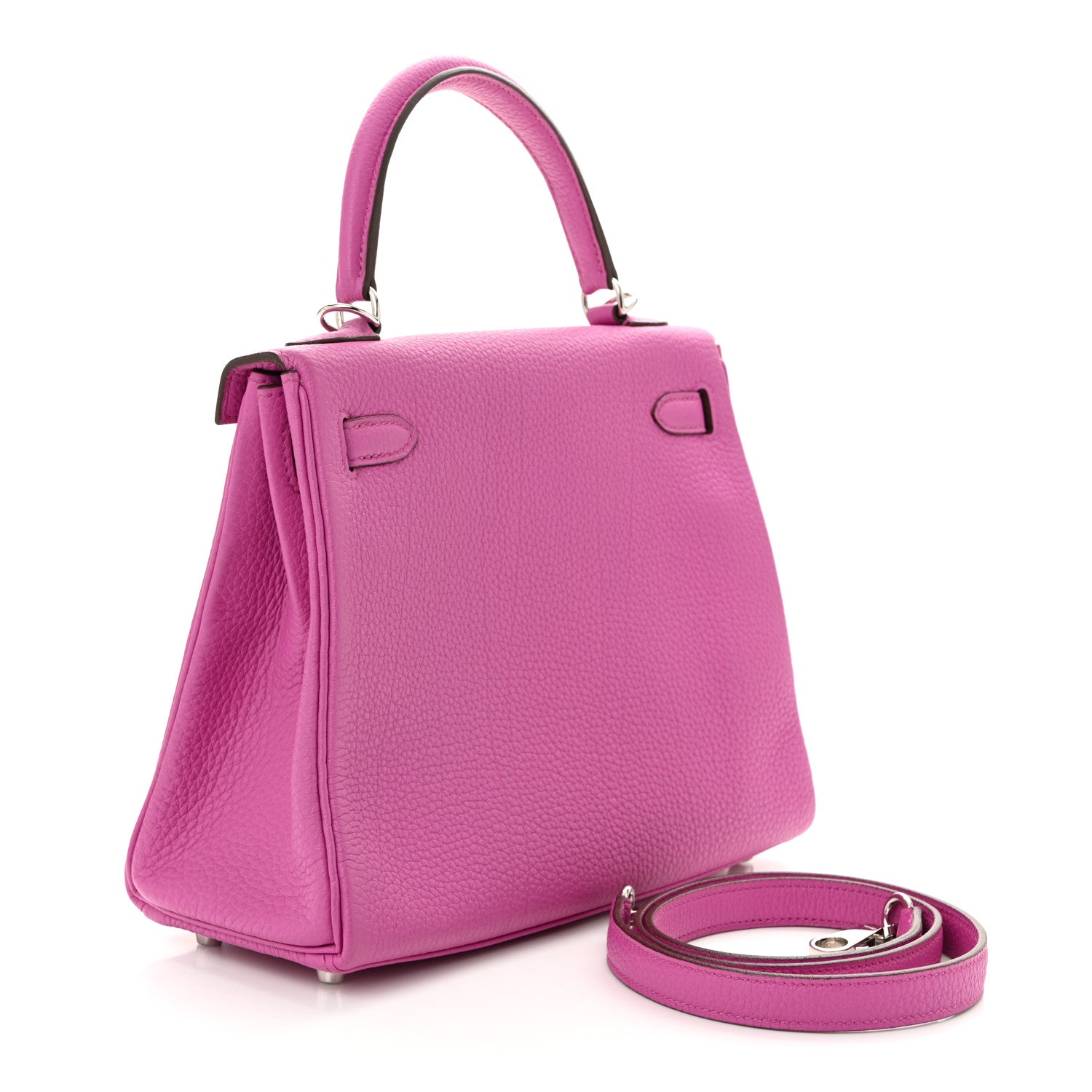 Hermes Togo Kelly Retourne Magnolia Handbag Travel Bag