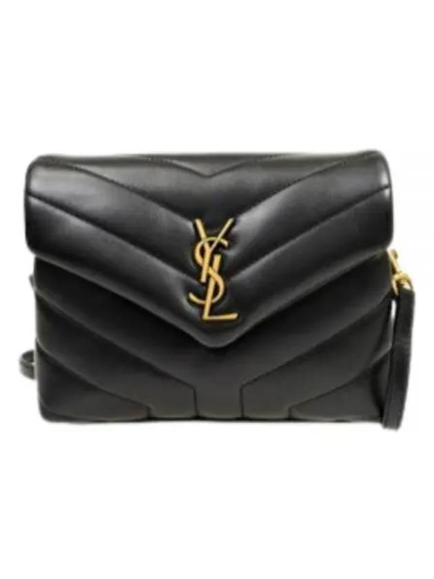 YSL Saint Laurent Saint Laurent Trending Loulou Toy Shoulder Bag Matelasse Black