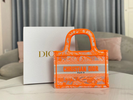 Book Cd Orange Mini Book Tote Bag