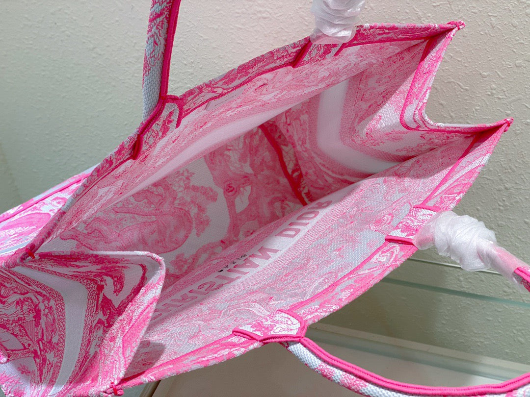 Book Cd Pink Large Book Tote Bag