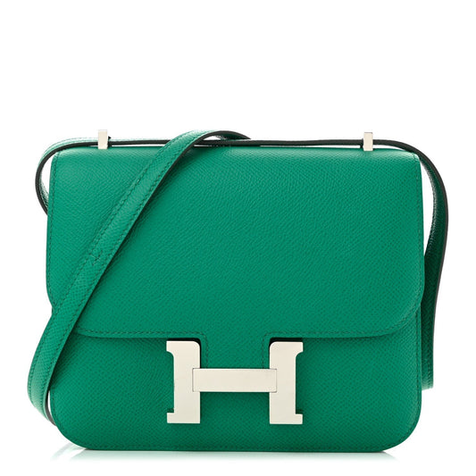 Hermes Epsom Constance Vert Jade Handbag Travel Bag