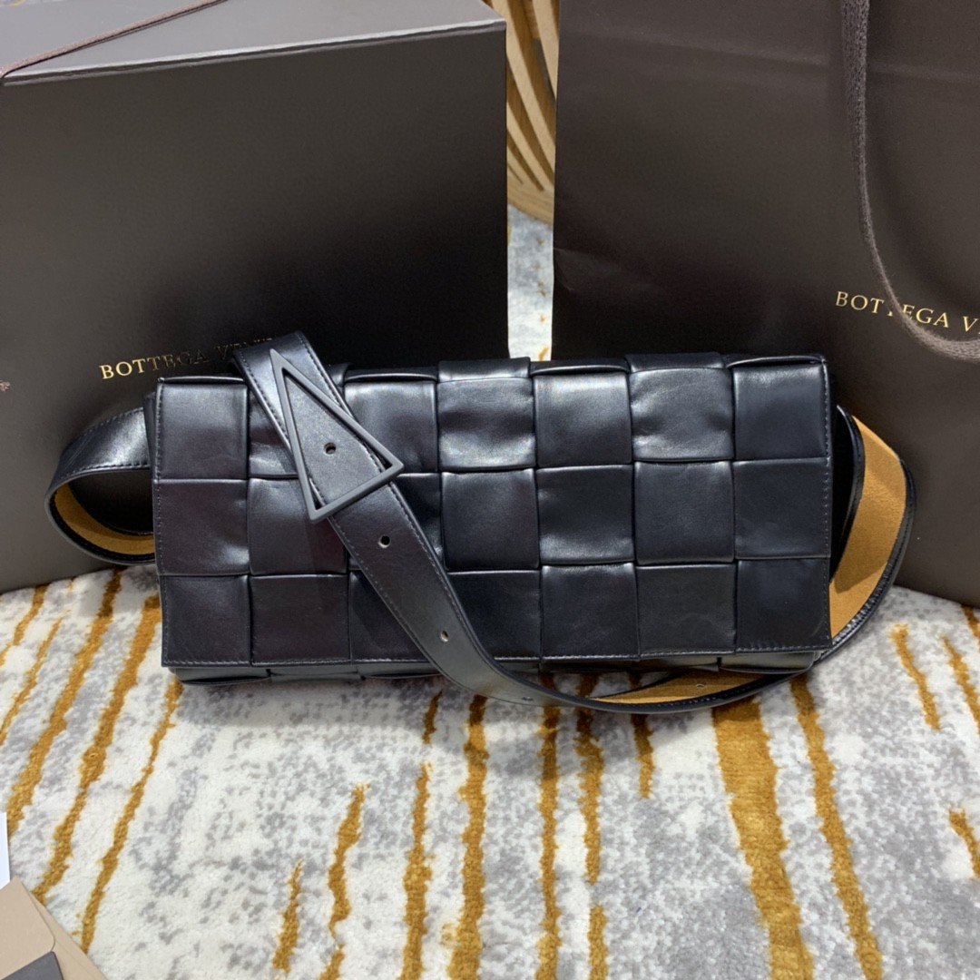 Top Quality Brick Cassette Bag For Women Black Travel Bag