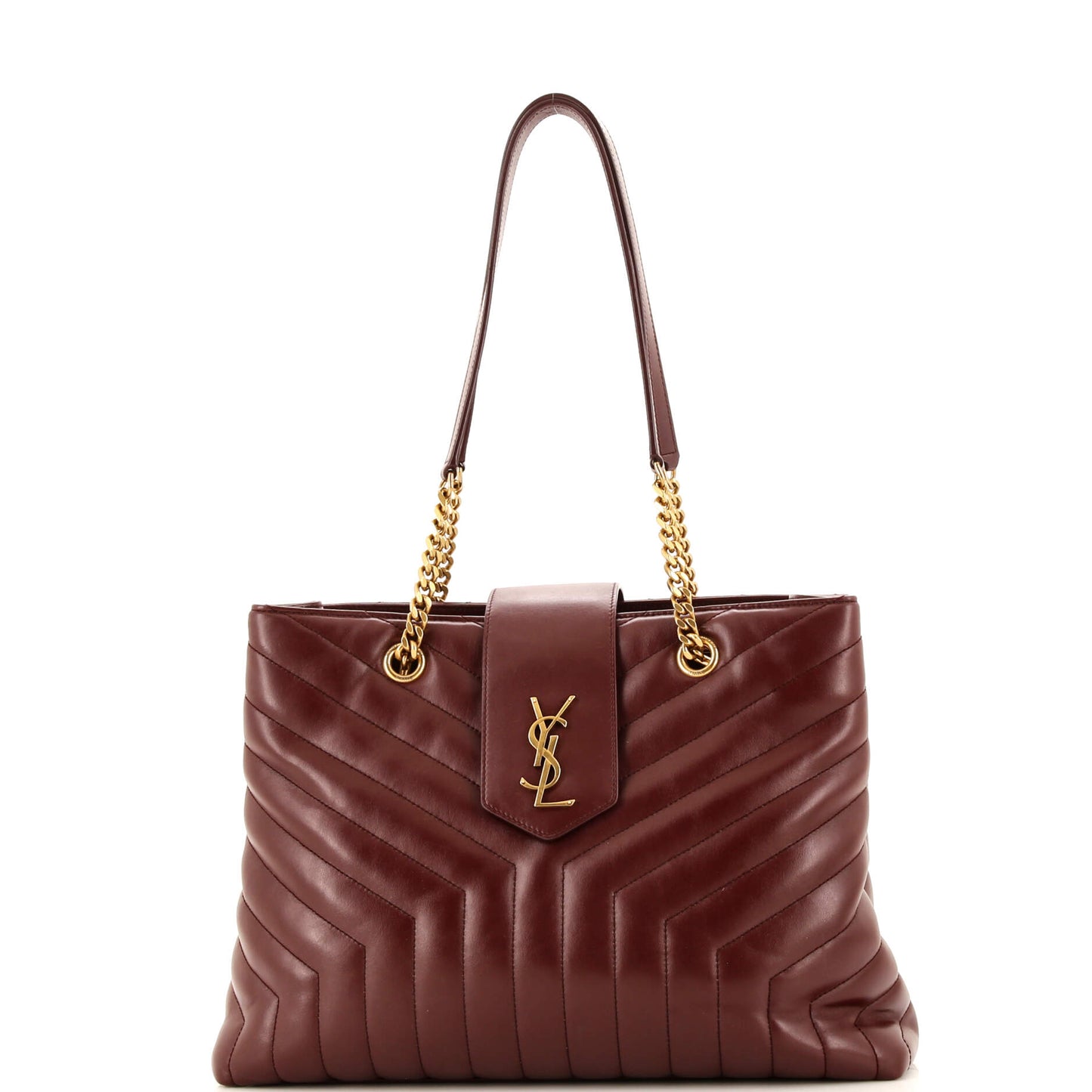 YSL Saint Laurent Saint Laurent Trending Loulou Tote Chevron Leather Matelasse Tote Bag