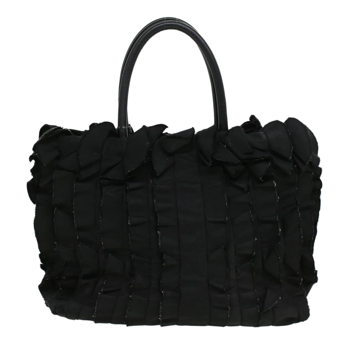 Prada Hand Bag Nylon Black Travel Bag Nylon Black Ac1238