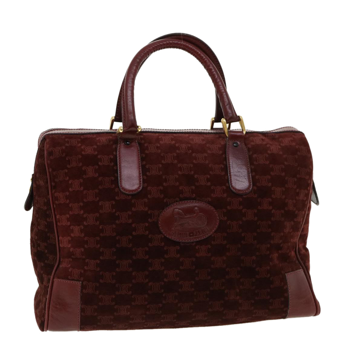 Luxury Macadam Boston Bag Pvc Ac Leather Canvas Travel Bag
