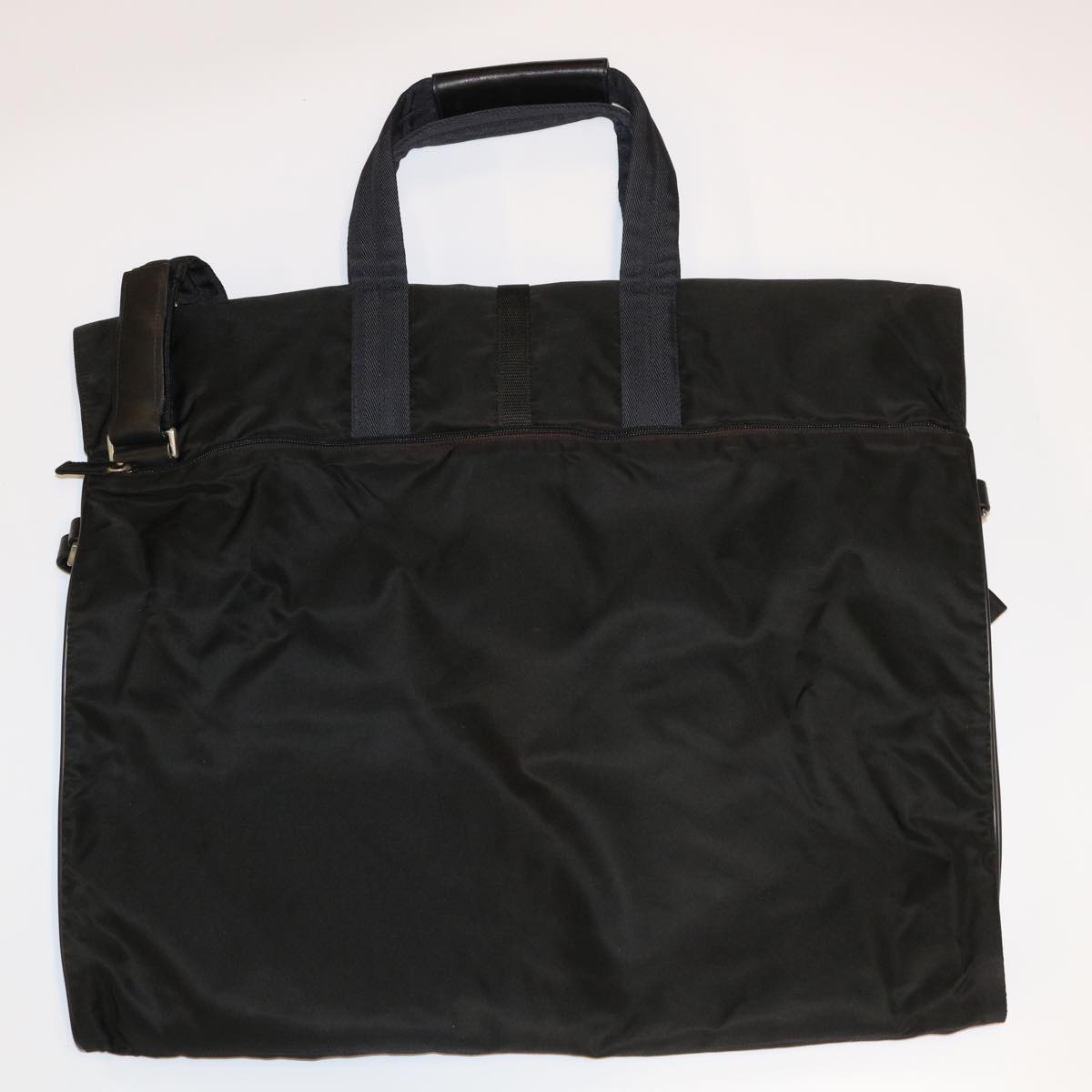 Prada Garment Cover Luxury Handbag Nylon Black Travel Bag