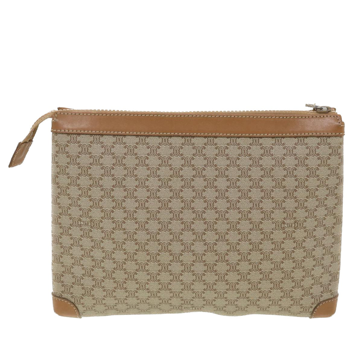 Luxury Macadam Clutch Bag Ac Canvas Beige