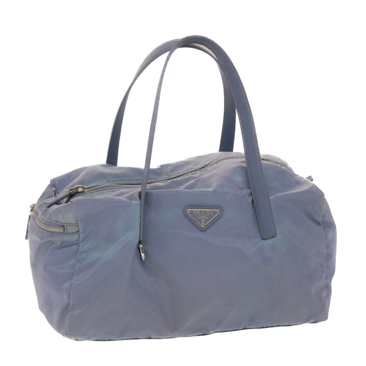 Prada Shoulder Bag Light Nylon Blue Light Blue Ac2033