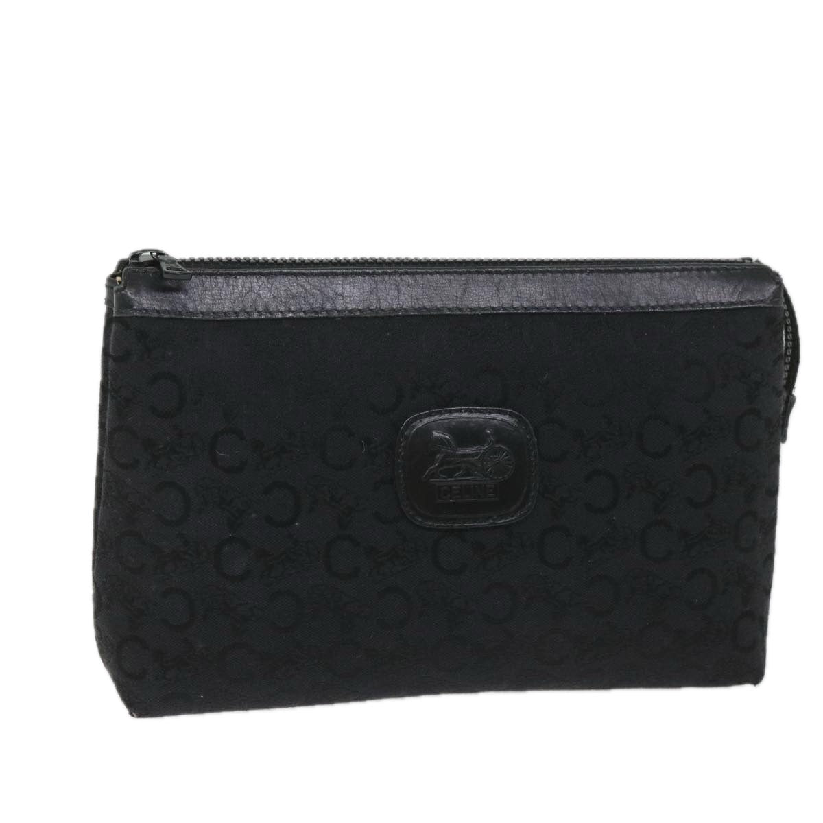 Luxury C Macadam Pouch Ac Handbag Canvas Black Travel Bag