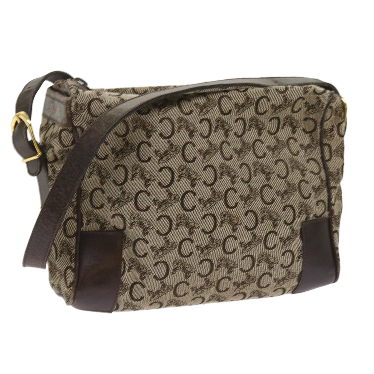 Luxury C Macadam Shoulder Bag Ac Canvas Brown