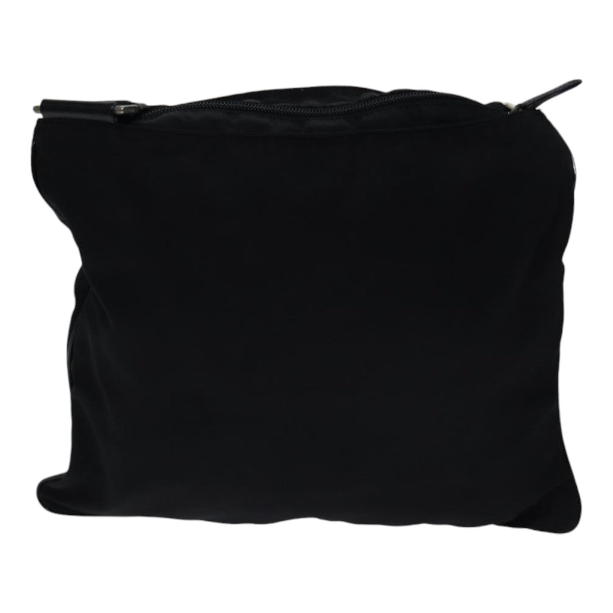 Prada Shoulder Bag Auth Nylon Black Black Auth Ac3248