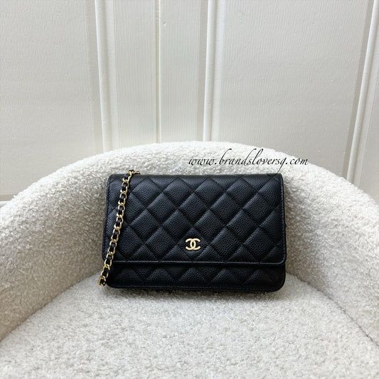 Chanel Classic Wallet on Chain WOC in Black Caviar and GHW (Model: ) Bag