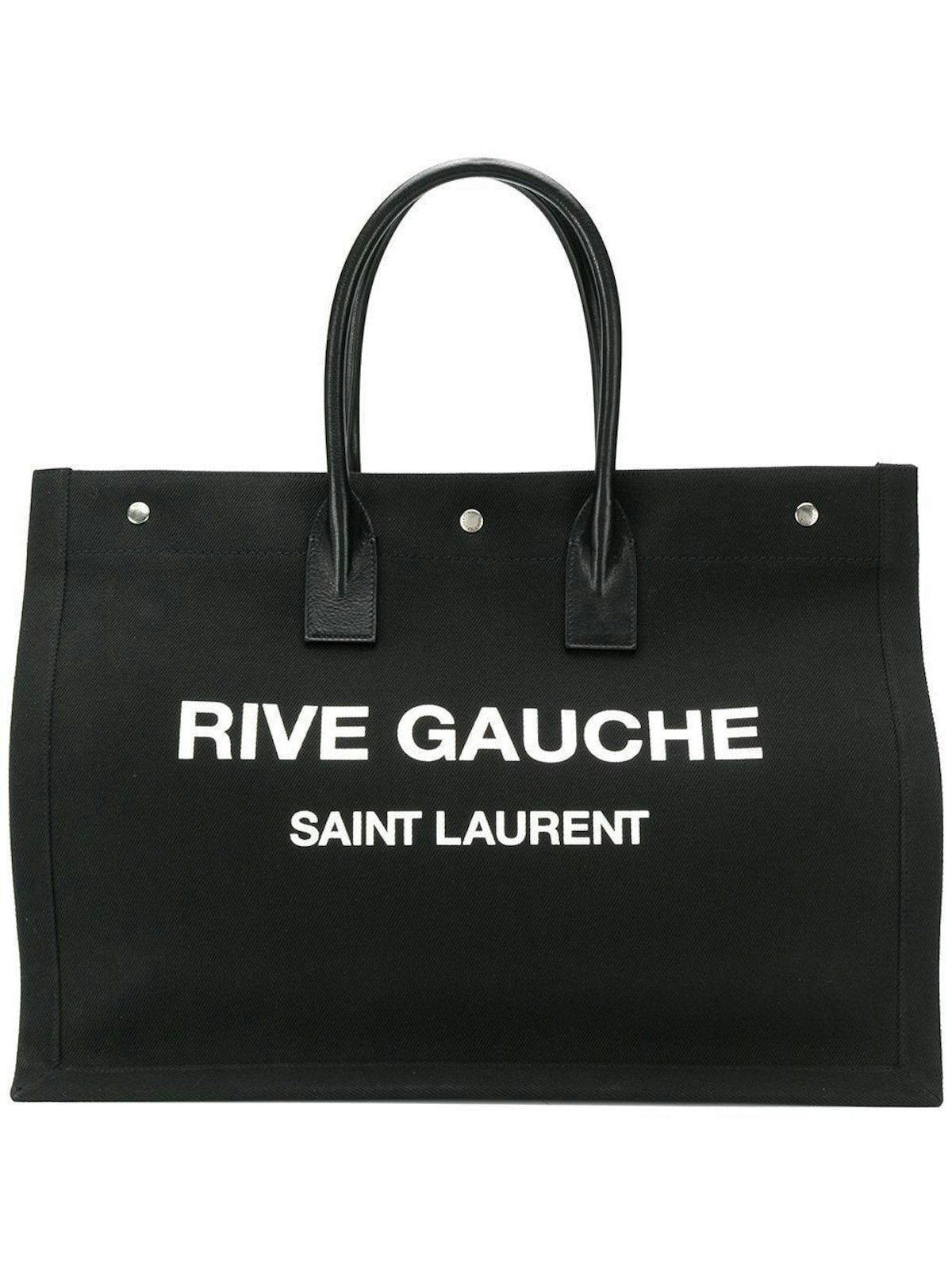 YSL Saint Laurent Saint Laurent Trending Men Rive Gauche Tote Black Large Tote Bag Color 1070