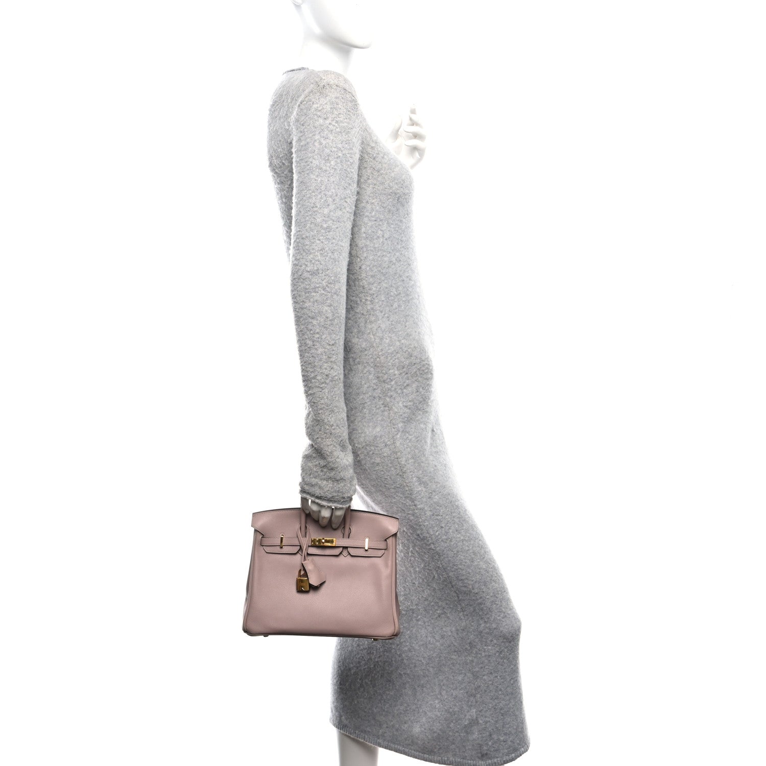 Hermes Togo Birkin Glycine Handbag Travel Bag