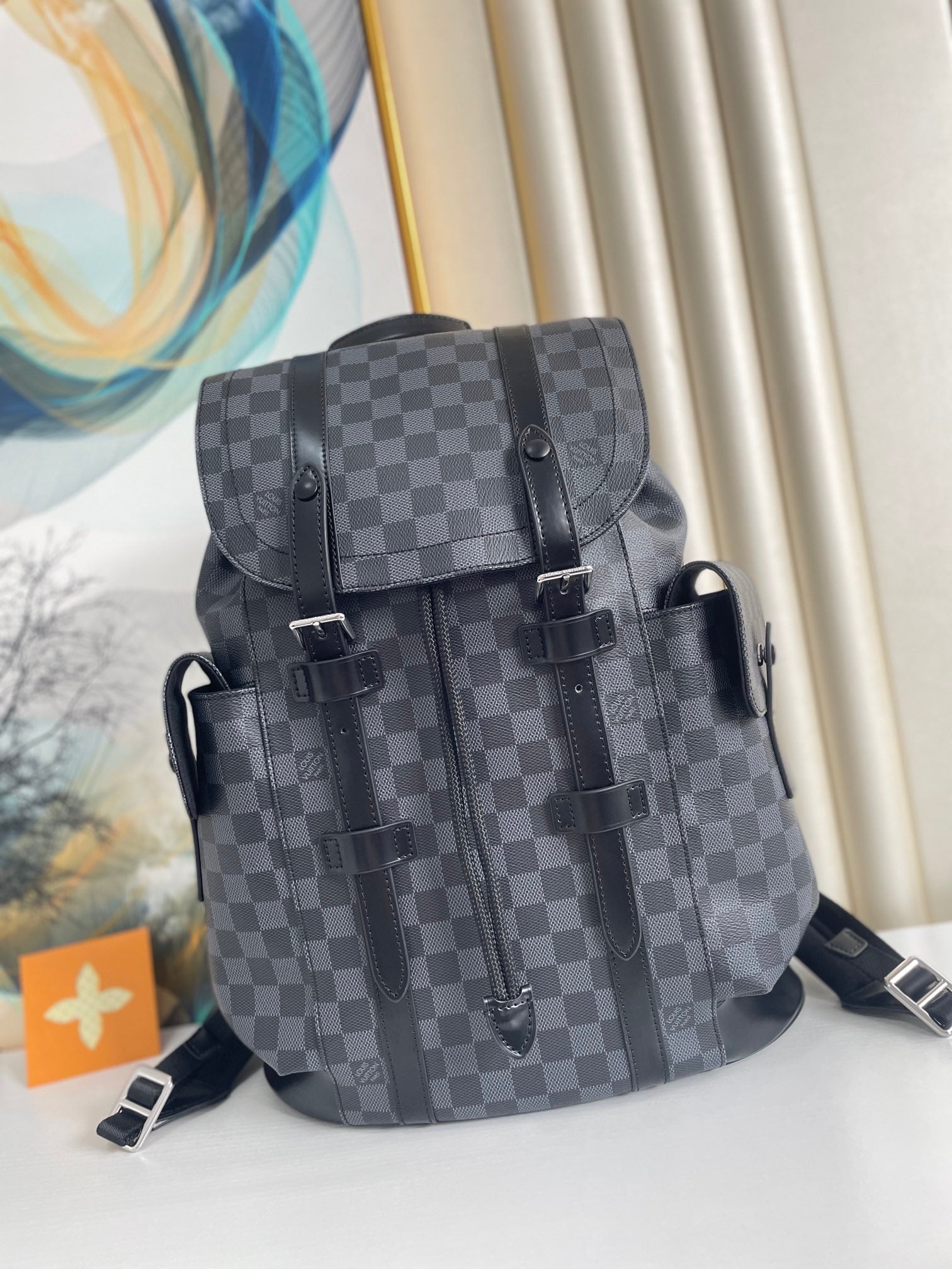 Top Quality Christopher Pm Damier Graphite For Backpack