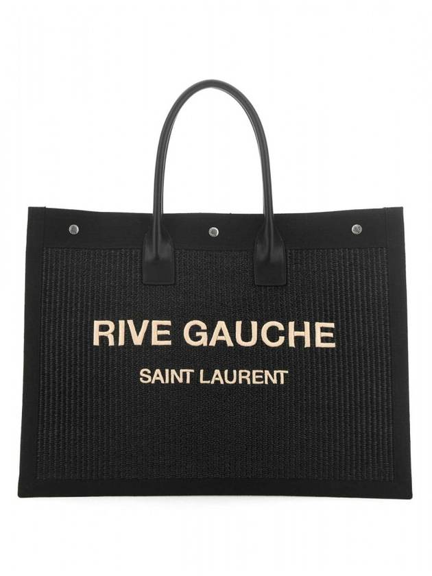YSL Saint Laurent Saint Laurent Trending Rive Gauche Tote Bag Black Large