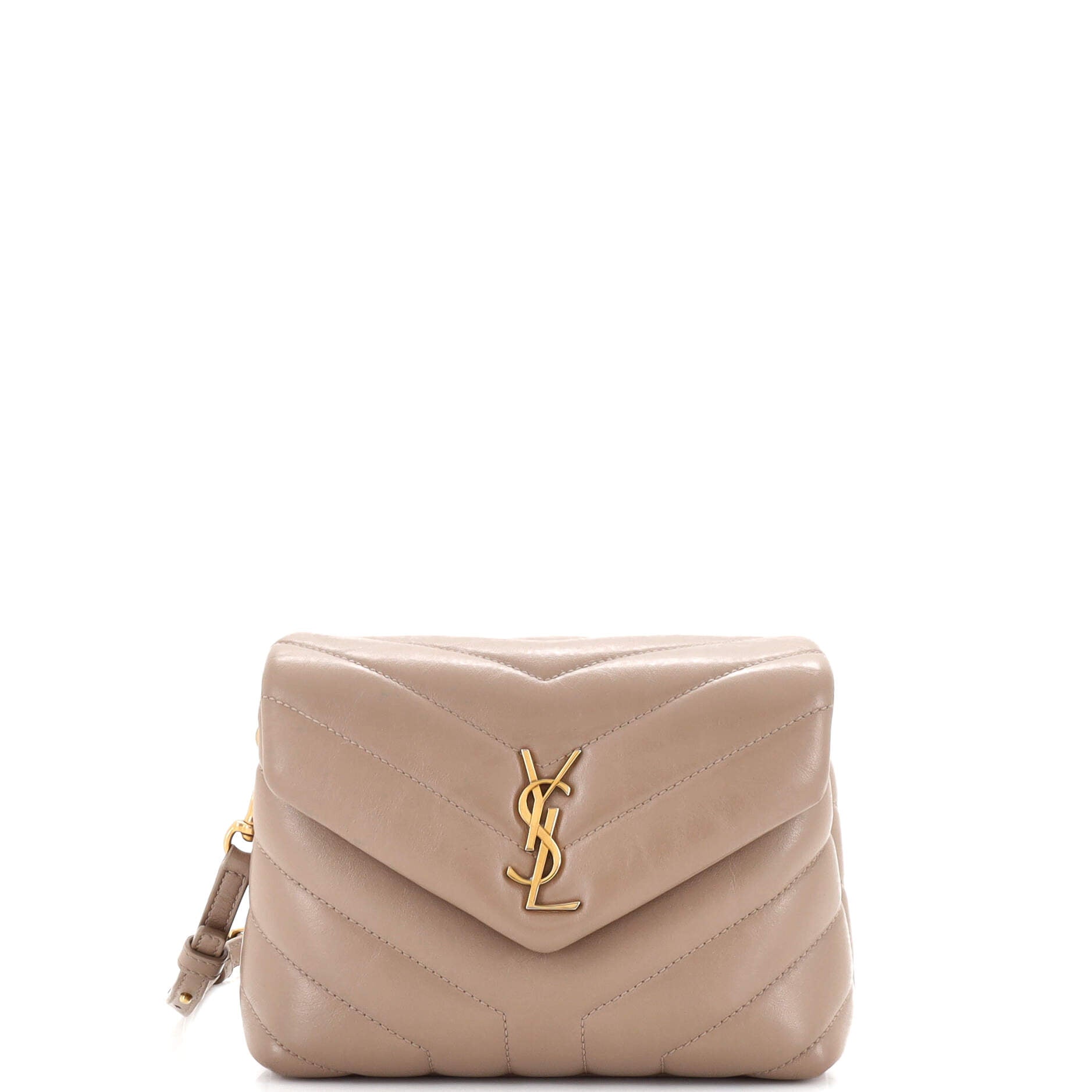 YSL Saint Laurent Luxury Trending Loulou Shoulder Bag Chevron Leather Matelasse Toy