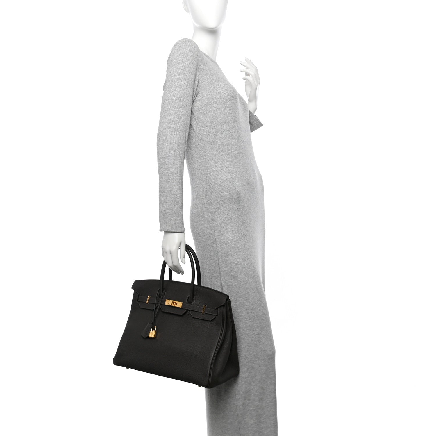 Hermes Togo Birkin Macassar Handbag Travel Bag
