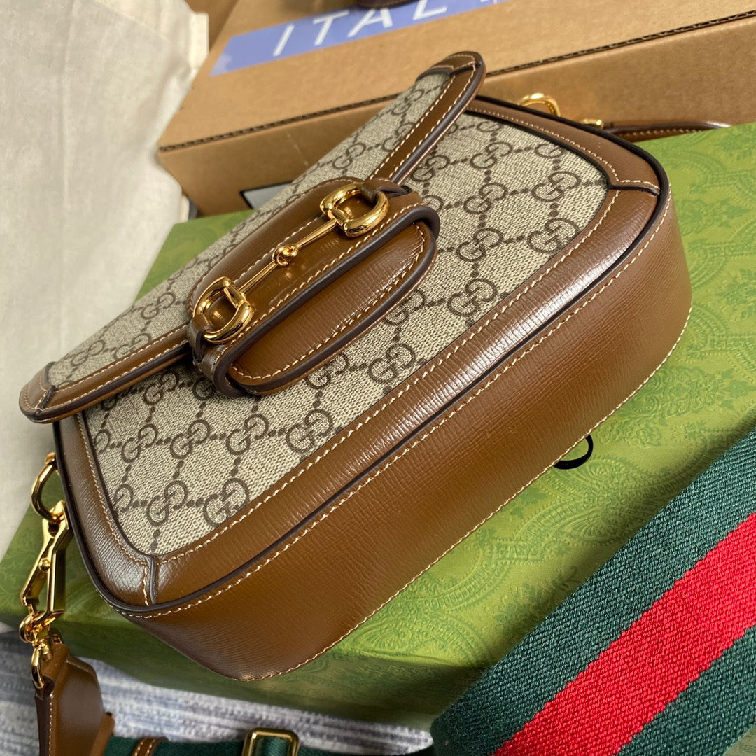 gg Horsebit gg , ’s Beige Mini Bag 8In21Cm Beaunoirrbeaunoirr