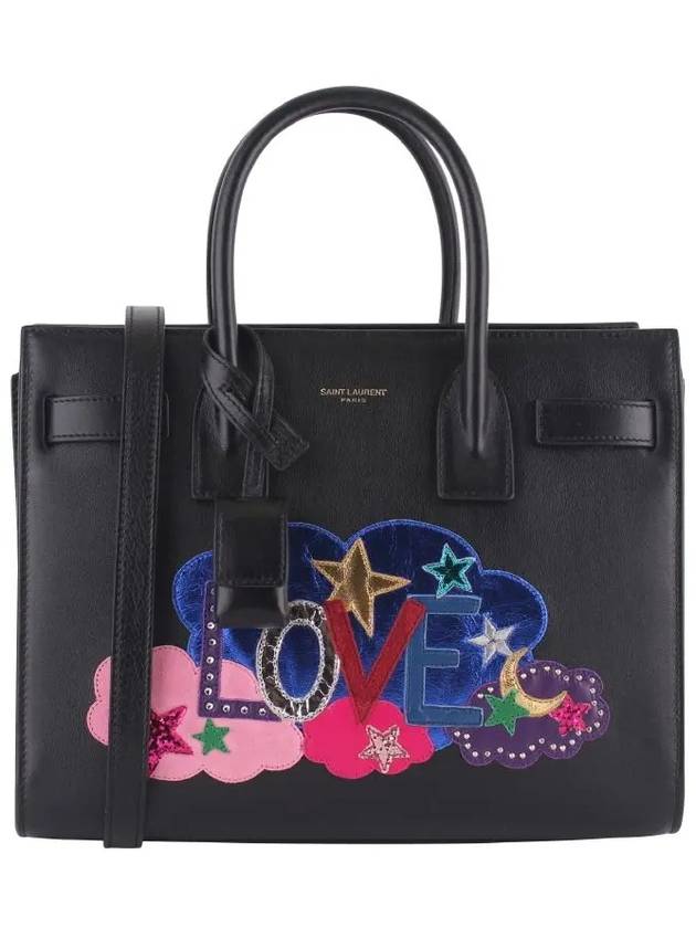 YSL Saint Laurent Saint Laurent Trending Sac De Jour Love Black Tote Bag