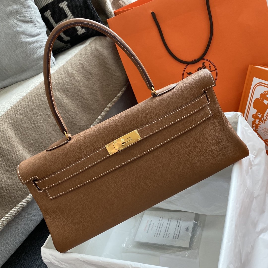 Top Quality Shoulder Kelly For Women Color Brown Gold Shoulder Bag