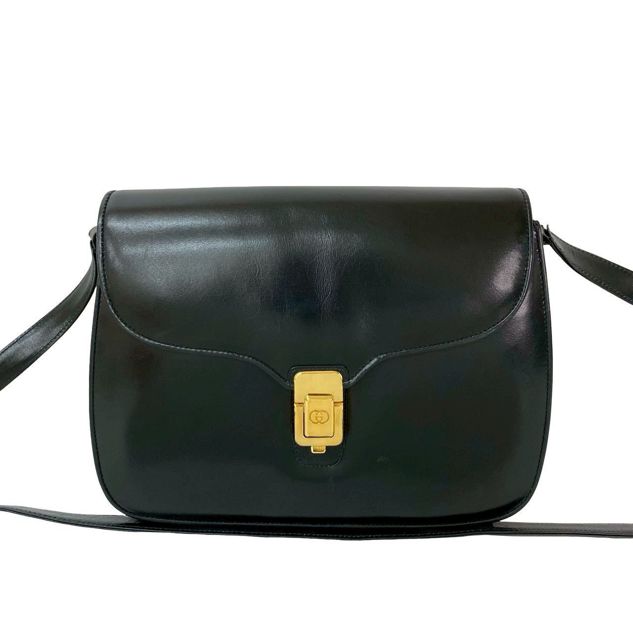 Gucci Old Calf Shoulder Bag Leather Bag 2
