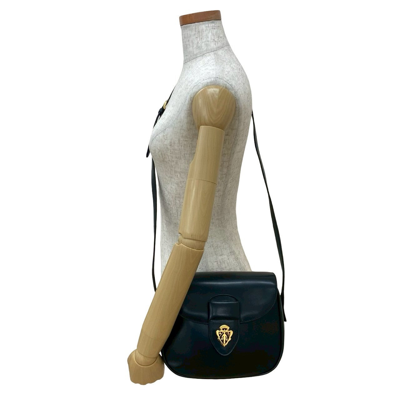 Gucci Old Calf Shoulder Bag Leather