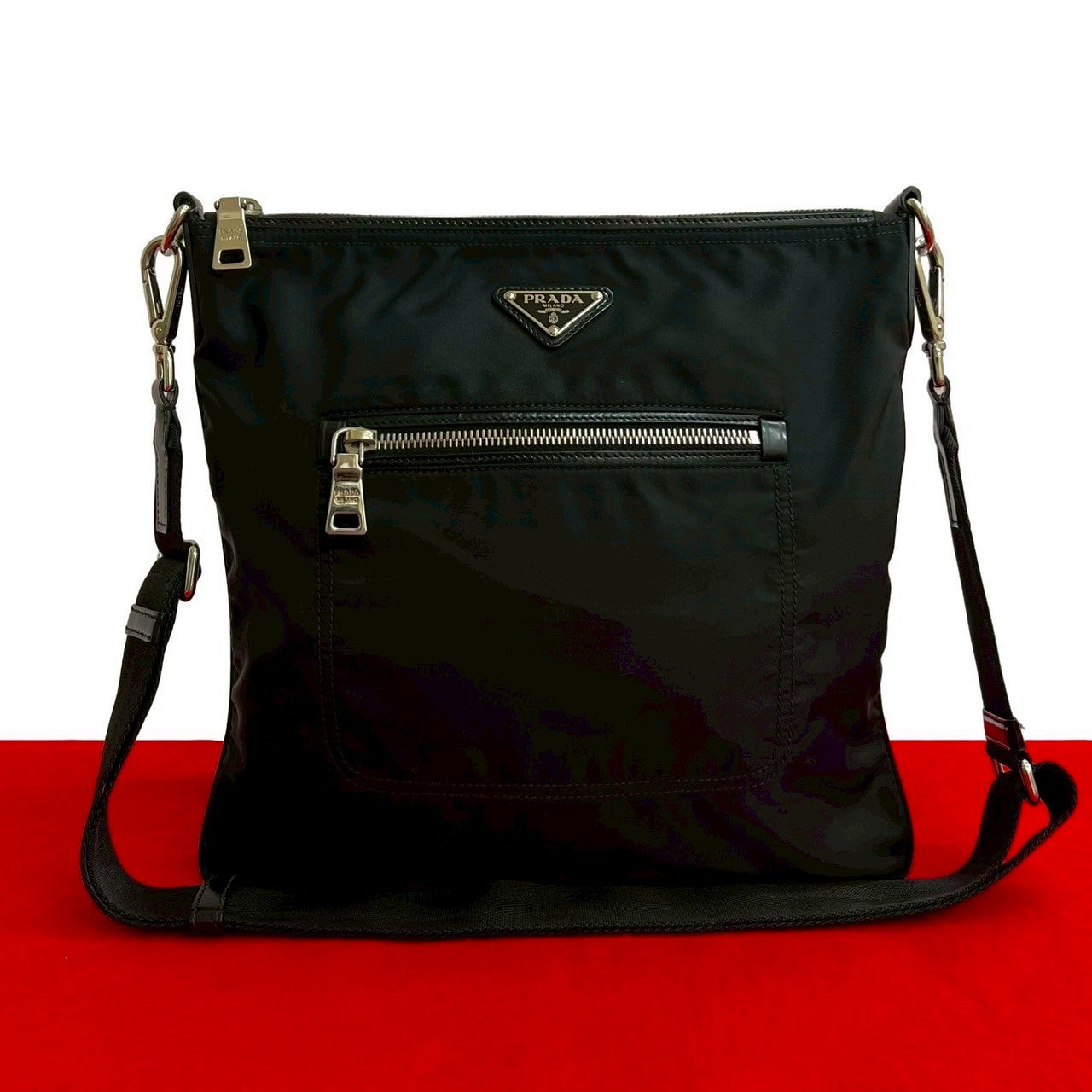 Prada Tessuto Shoulder Bag Nylon