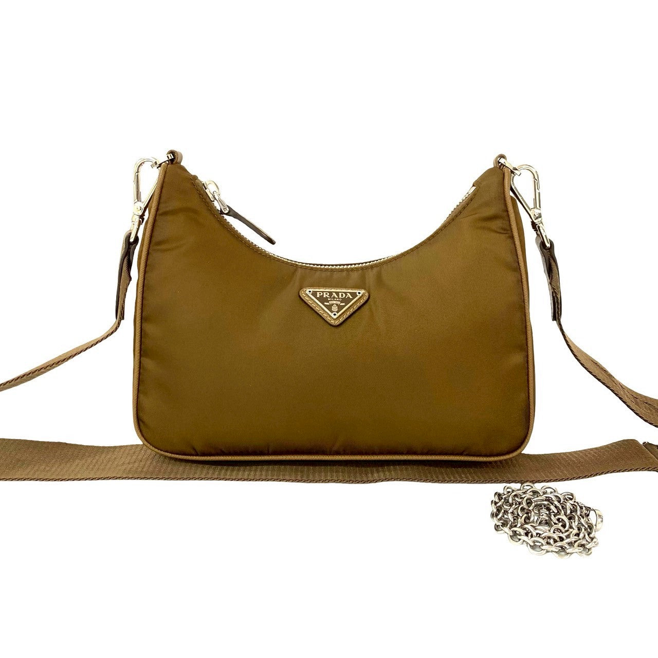 Prada 2Way Shoulder Bag Nylon Saffiano