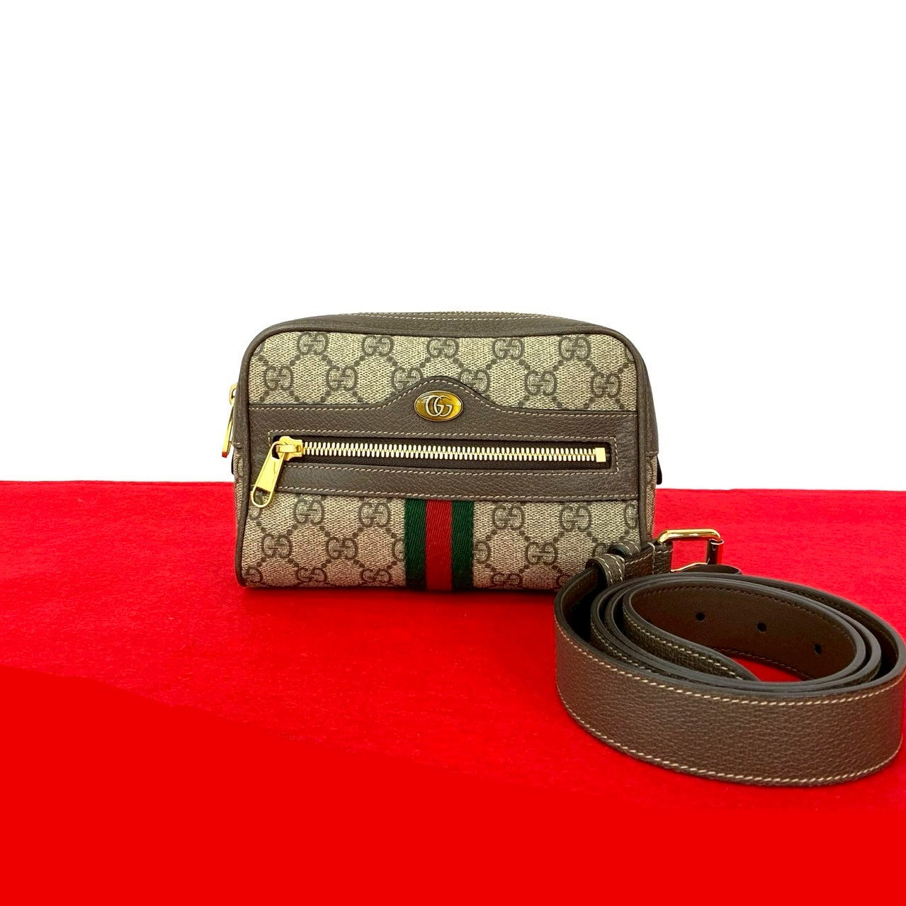 Gucci Ophidia Supreme 2Way Waist Bag Travel Bag