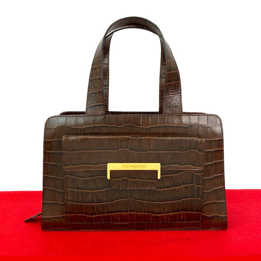 YSL Saint Laurent Yves Handbag Leather Travel Bag Laurent Leather Handbag