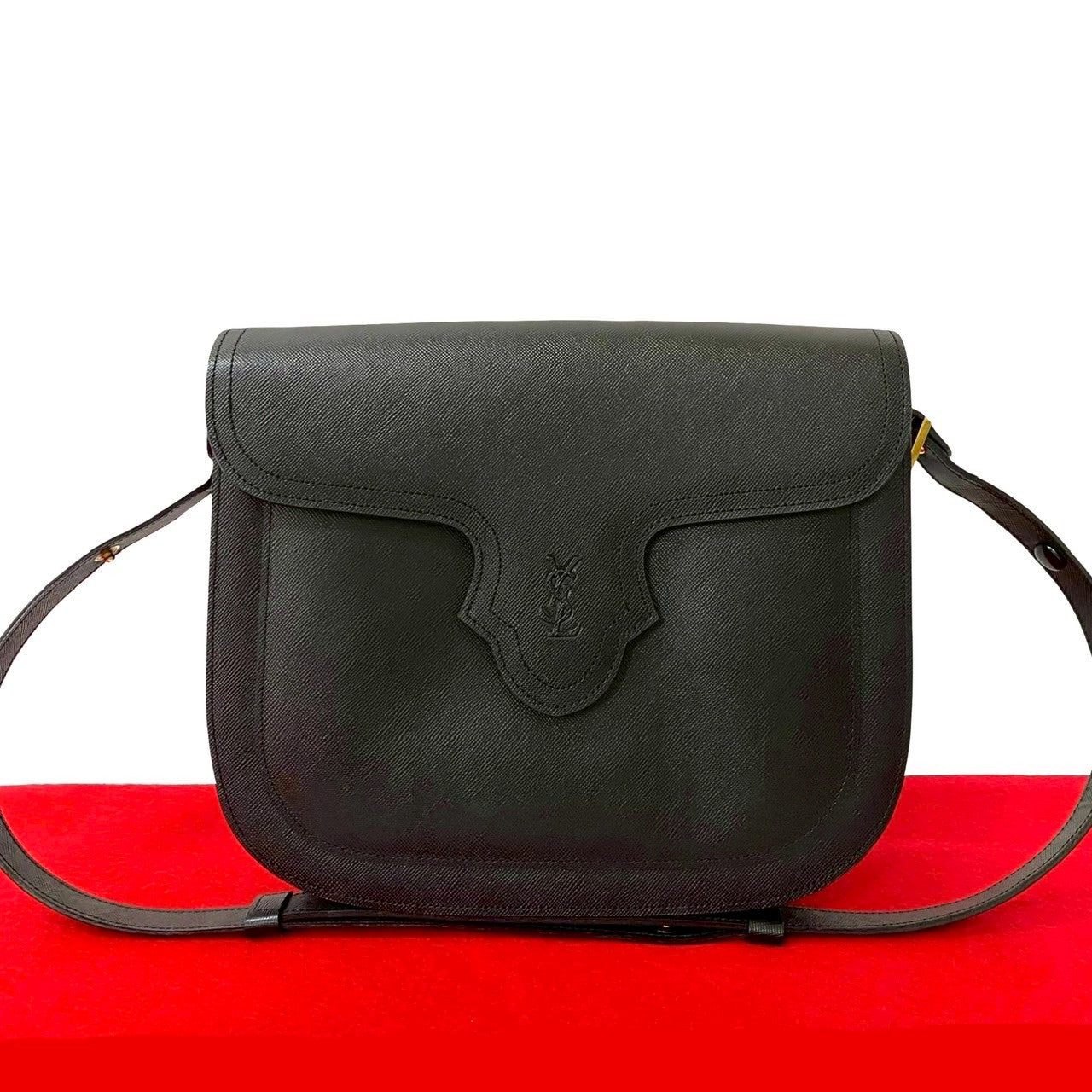 YSL Saint Laurent Yves Shoulder Bag Leather Shoulder Bag 14