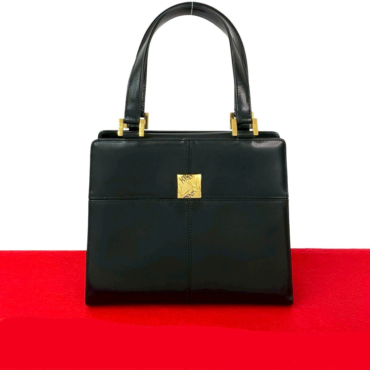 YSL Saint Laurent Yves Handbag Leather Travel Bag Leather Handbag 2