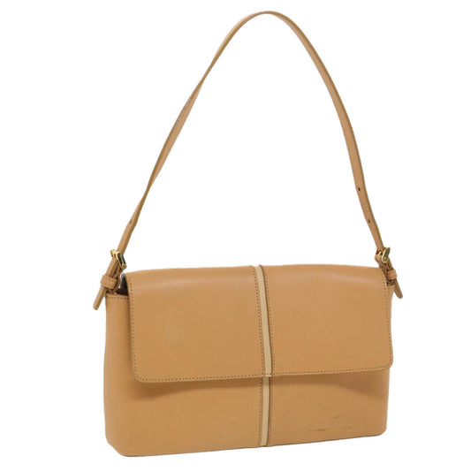 Burberry Luxury Shoulder Bag Auth Am3721 Leather Orange