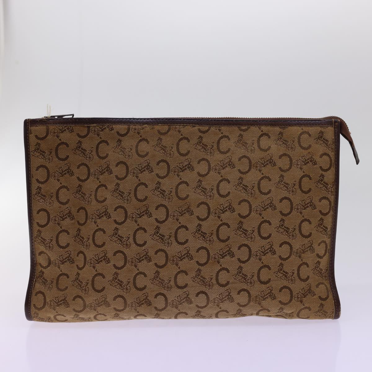 Luxury Shoulder Bag Set Beige Am Leather Canvas