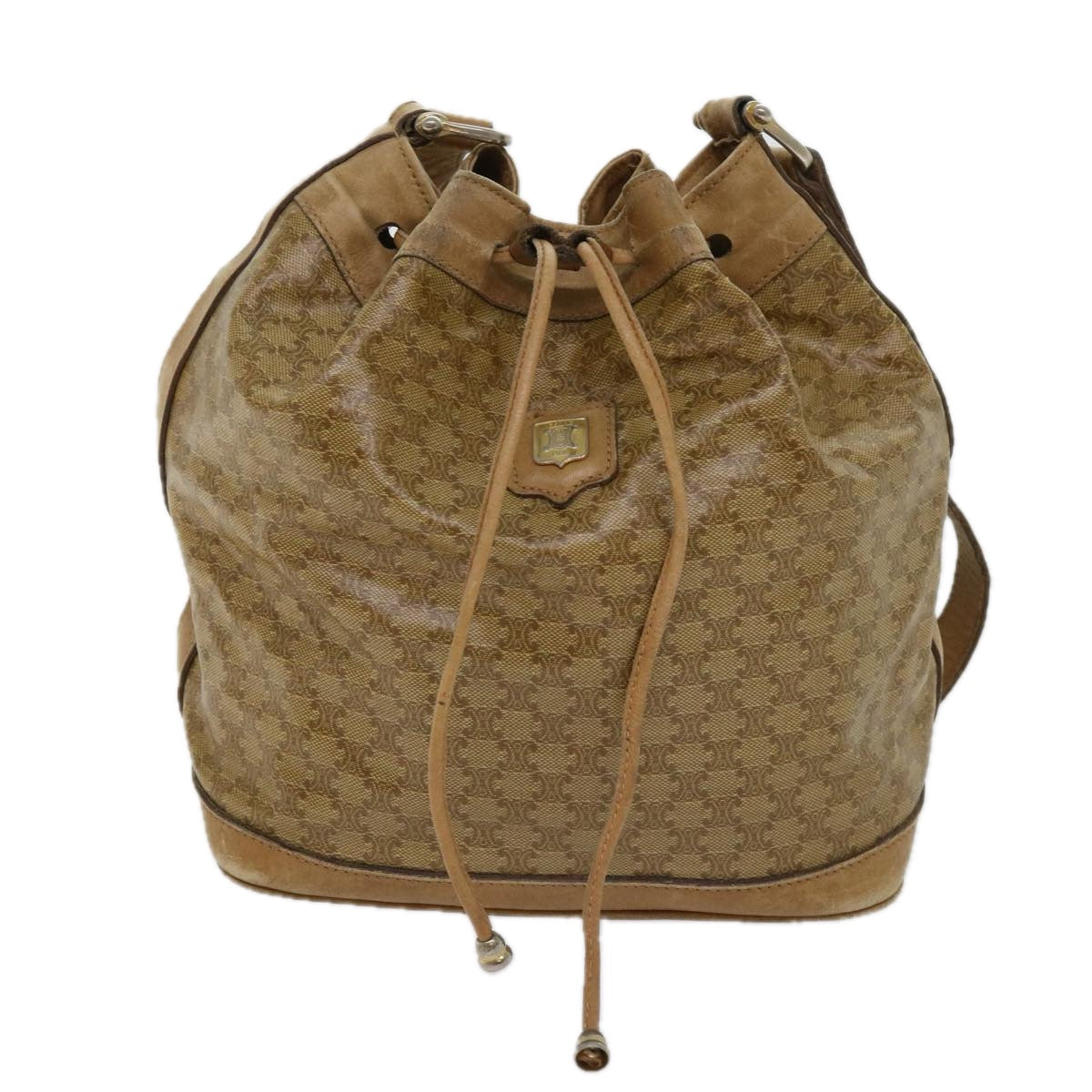 Luxury Macadam Clutch Shoulder Bag Coated Set Canvas Beige