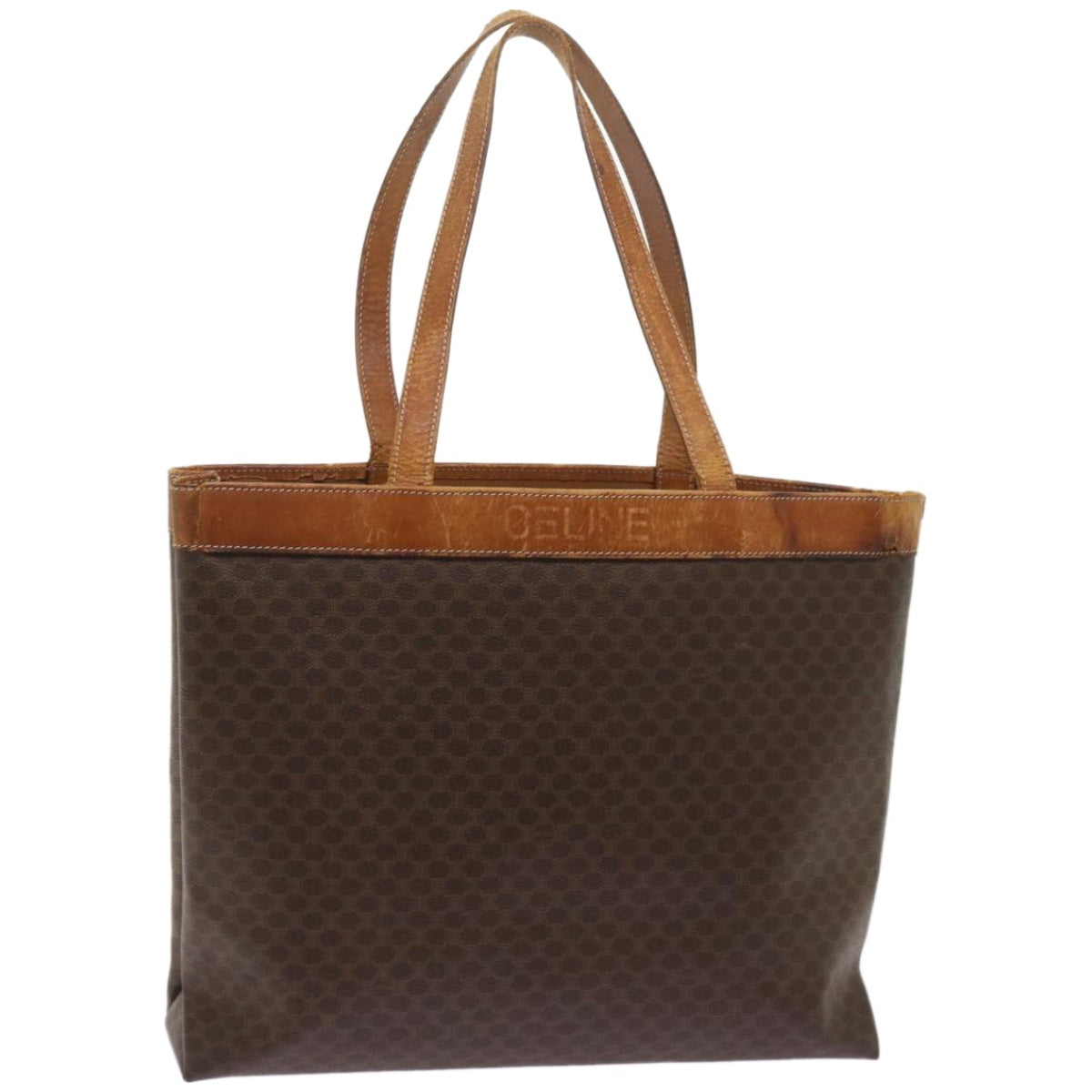 Luxury Macadam Tote Bag Pvc Am Canvas Brown