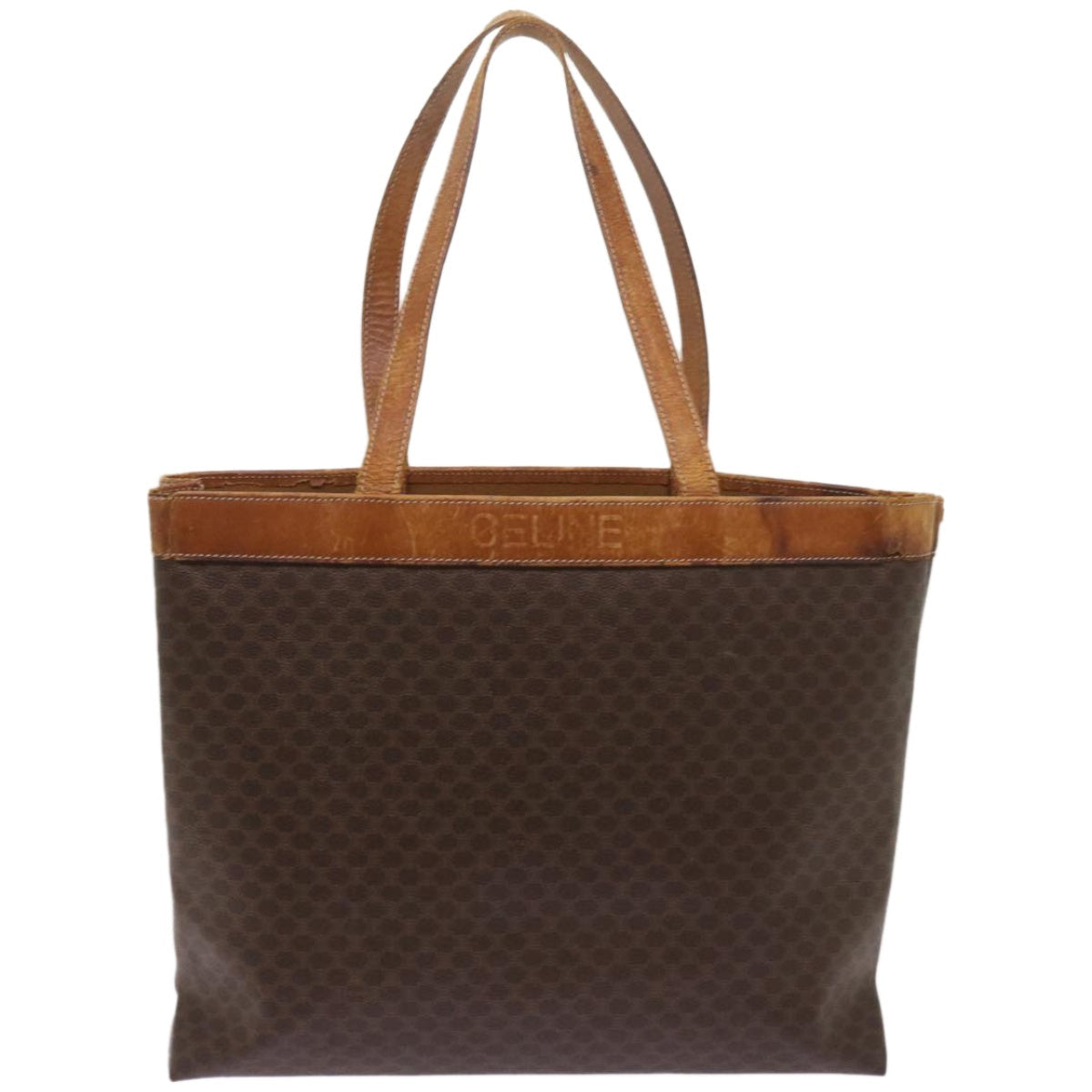 Luxury Macadam Tote Bag Pvc Am Canvas Brown
