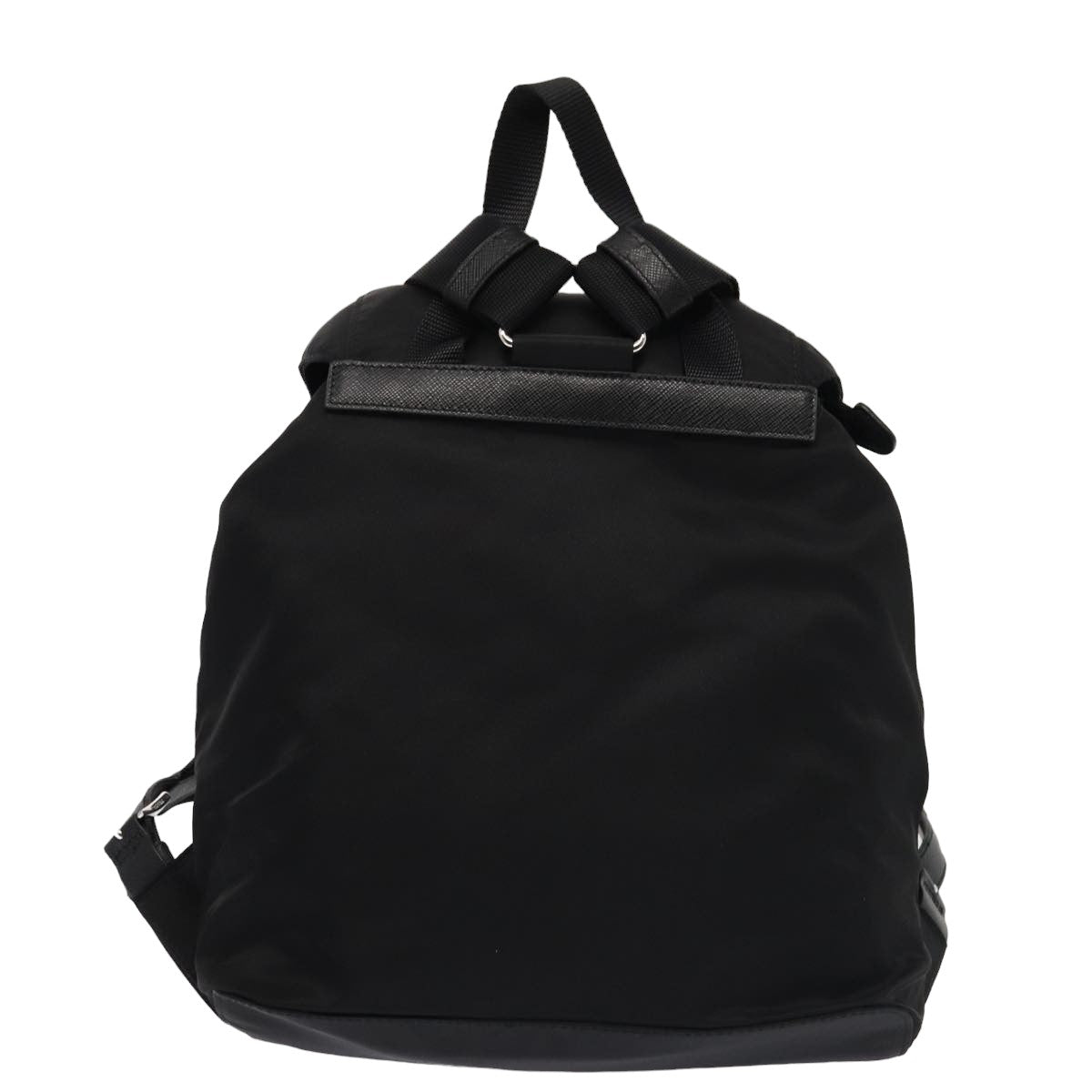 Prada Backpack Auth Nylon Black Black Auth Am6424A