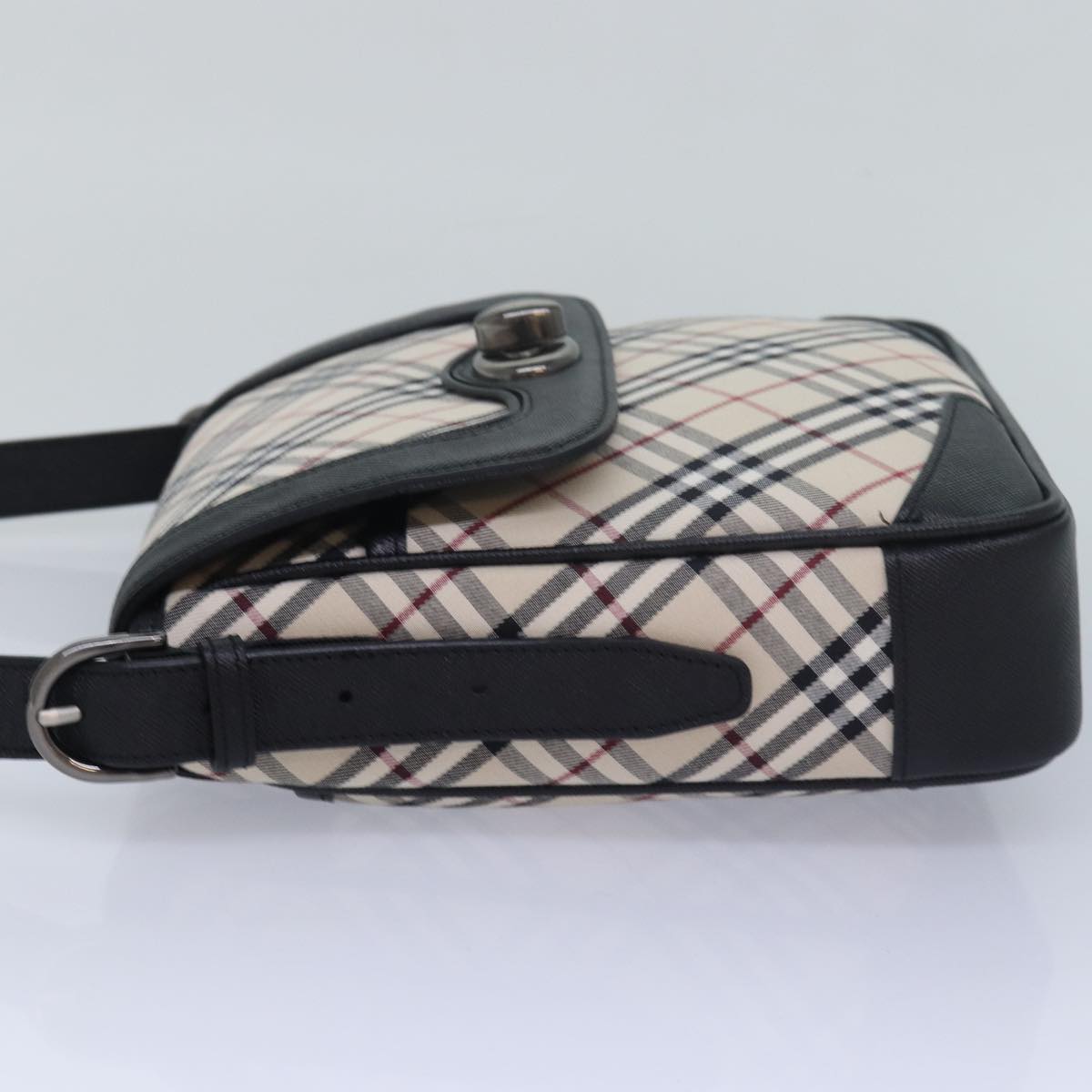 Burberry Luxury ss Nova Check Shoulder Bag Auth Am6582A Canvas Beige